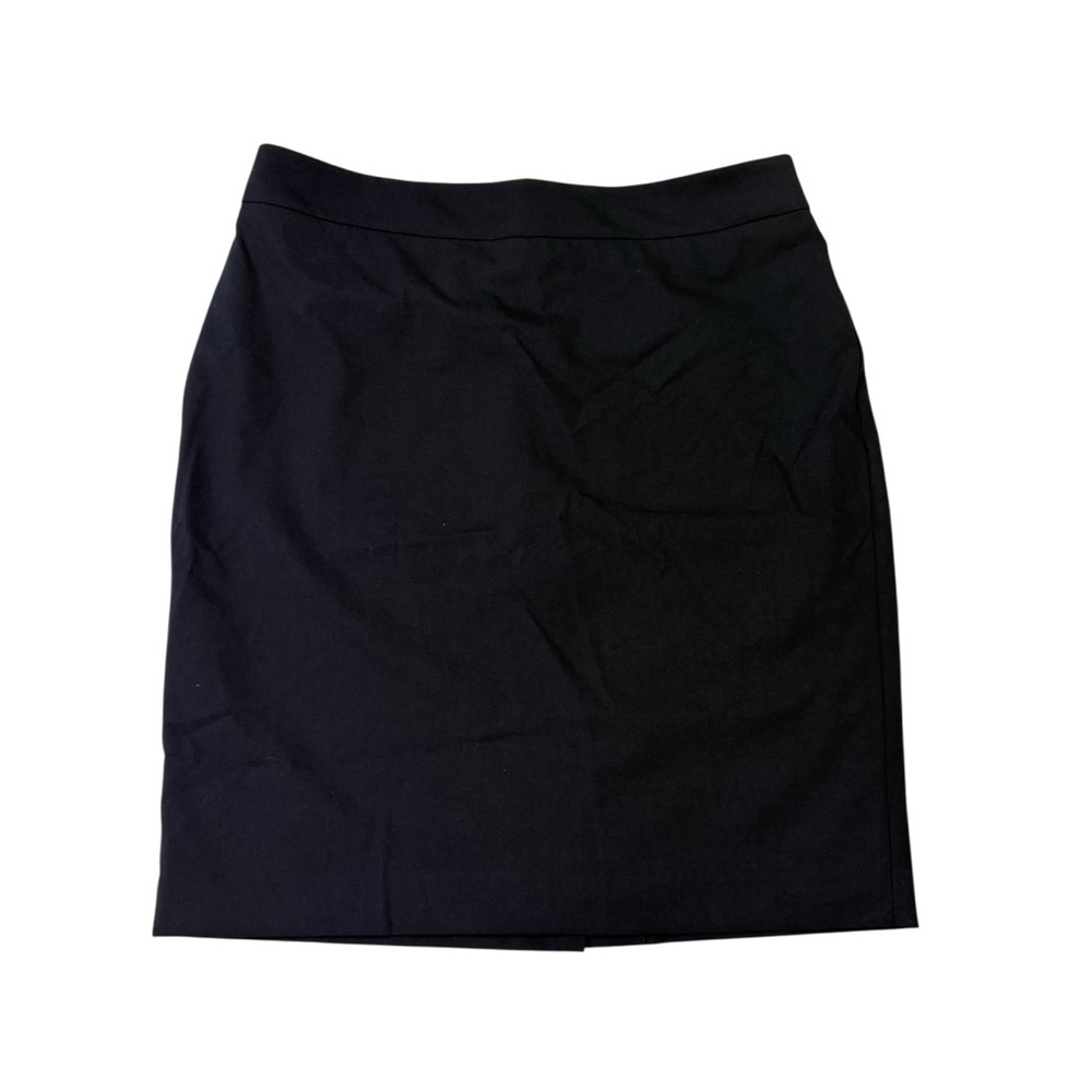 Ann Taylor Factory Navy Blue Pencil Skirt Size 14 Office Career Suit